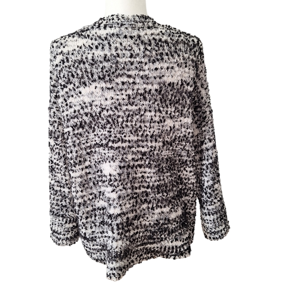 Marc New York Andrew Marc Fuzzy Knit Boho Dolman Sleeve Cardigan Sweater szL - Picture 4 of 11